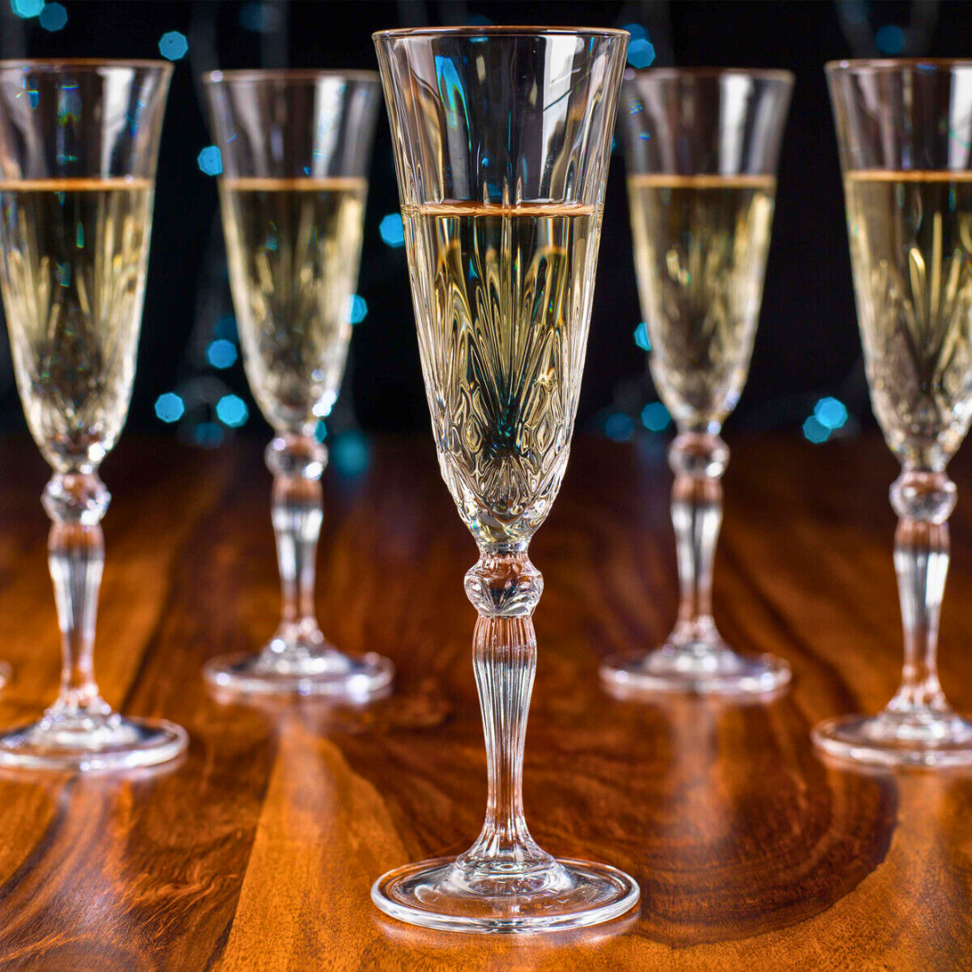 RCR Melodia 6-lı Şampan Qədəhi Dəsti 160 ml