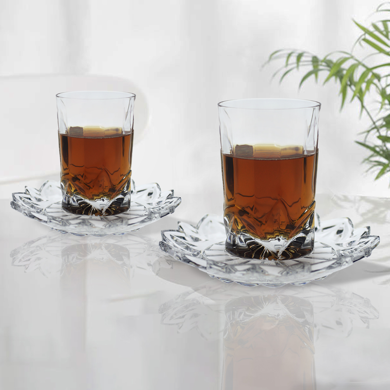 Crystal Bohemia 12 Parça 6 Nəfərlik Çay Dəsti 9