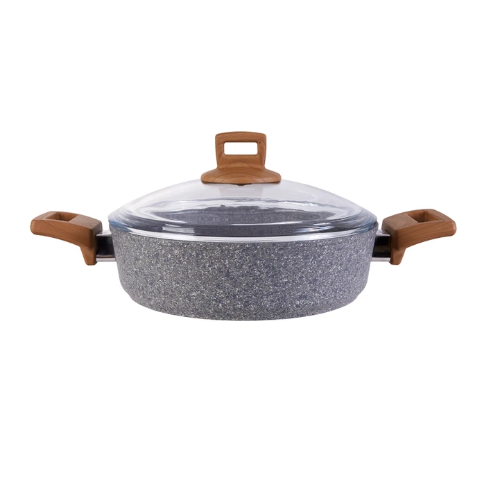 KRC SILVER STONE GRANIT 24 CM KARNIYARIK INDUKSIYO